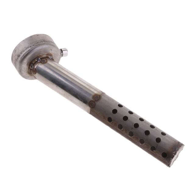 160mm Long Motorcycle Exhaust Can   Angled Baffle 48mm