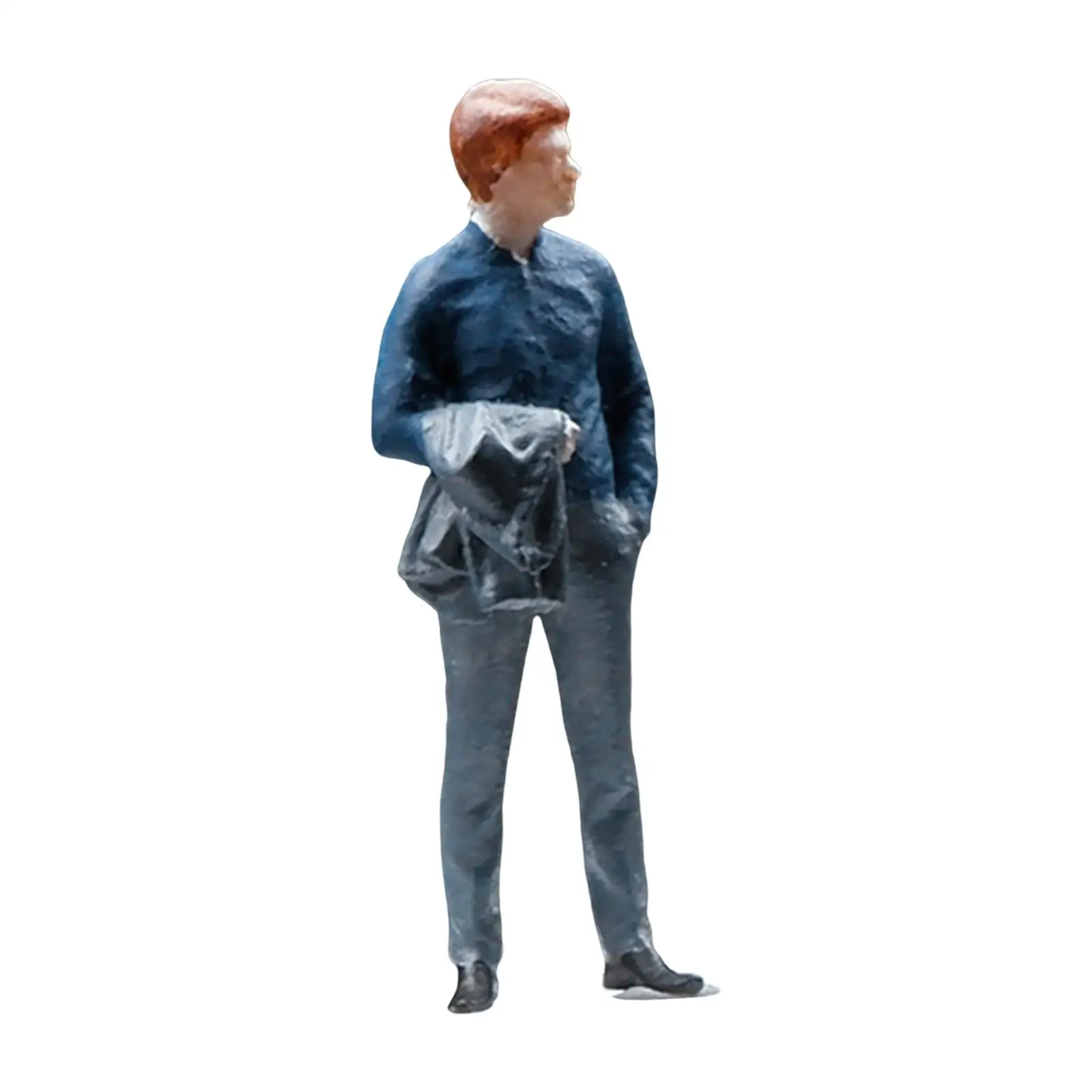 1/64 Men Figure Model S Scale Layout Trains Architectural Micro Landscape Miniature Scenes Diorama Scenery Resin Figurines Decor