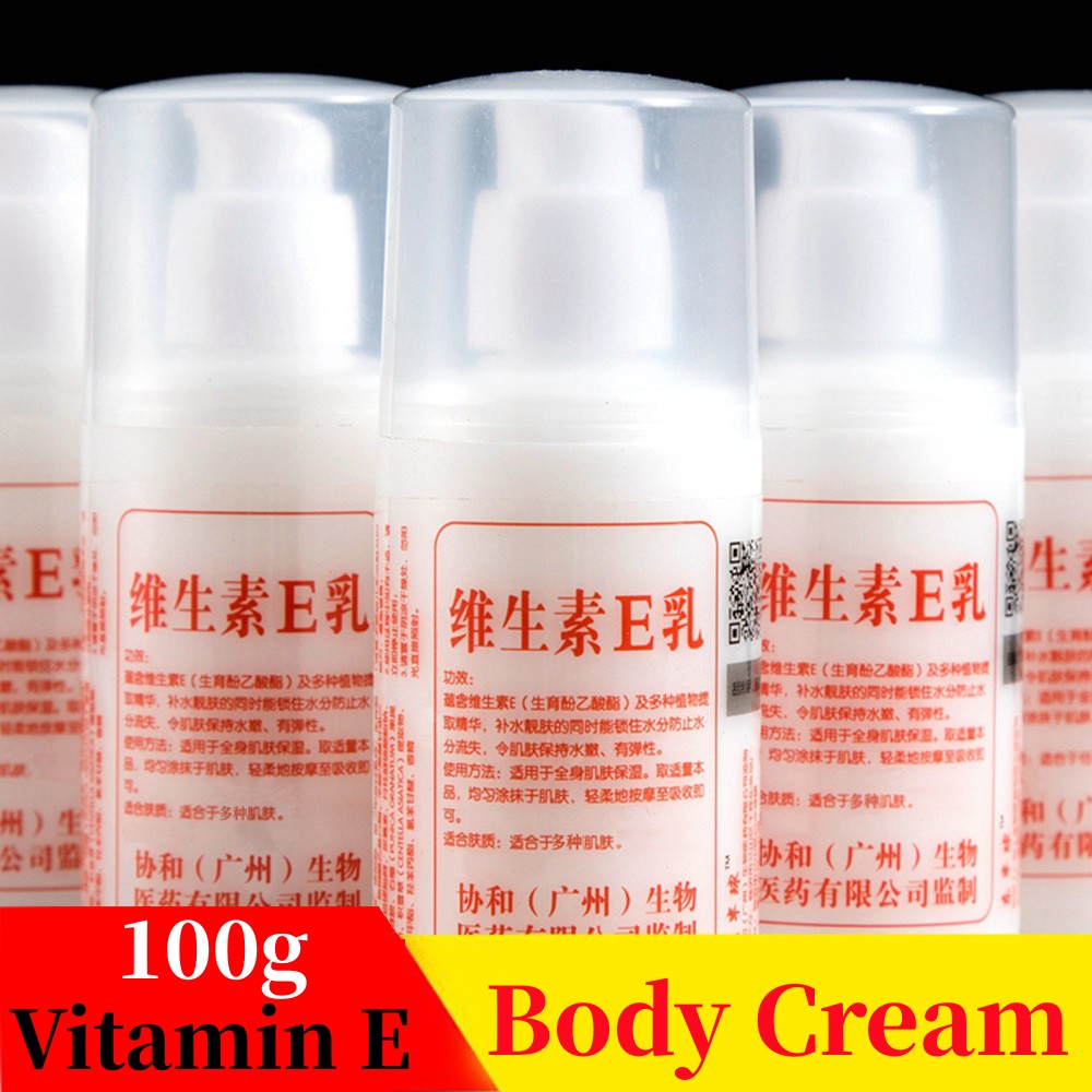 Best of 100ml Vitamin E Body Cream Moisturize Repair Whiten Skin Care Natural Plant Essence Nourishing Milk Face Neck Cream Protect Reviews & Tips