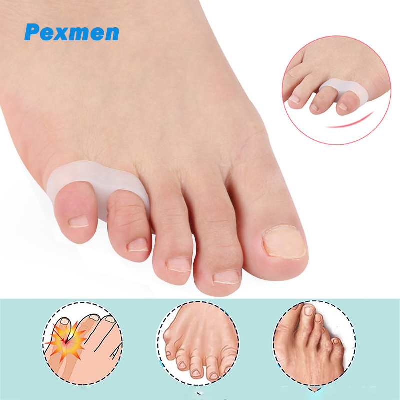 Best of Pexmen 2Pcs Gel Pinky Toe Separator Kids Little Toe Spacer For Overlapping Toe Calluses Blister Relieve Foot Pain For Children Reviews & Tips