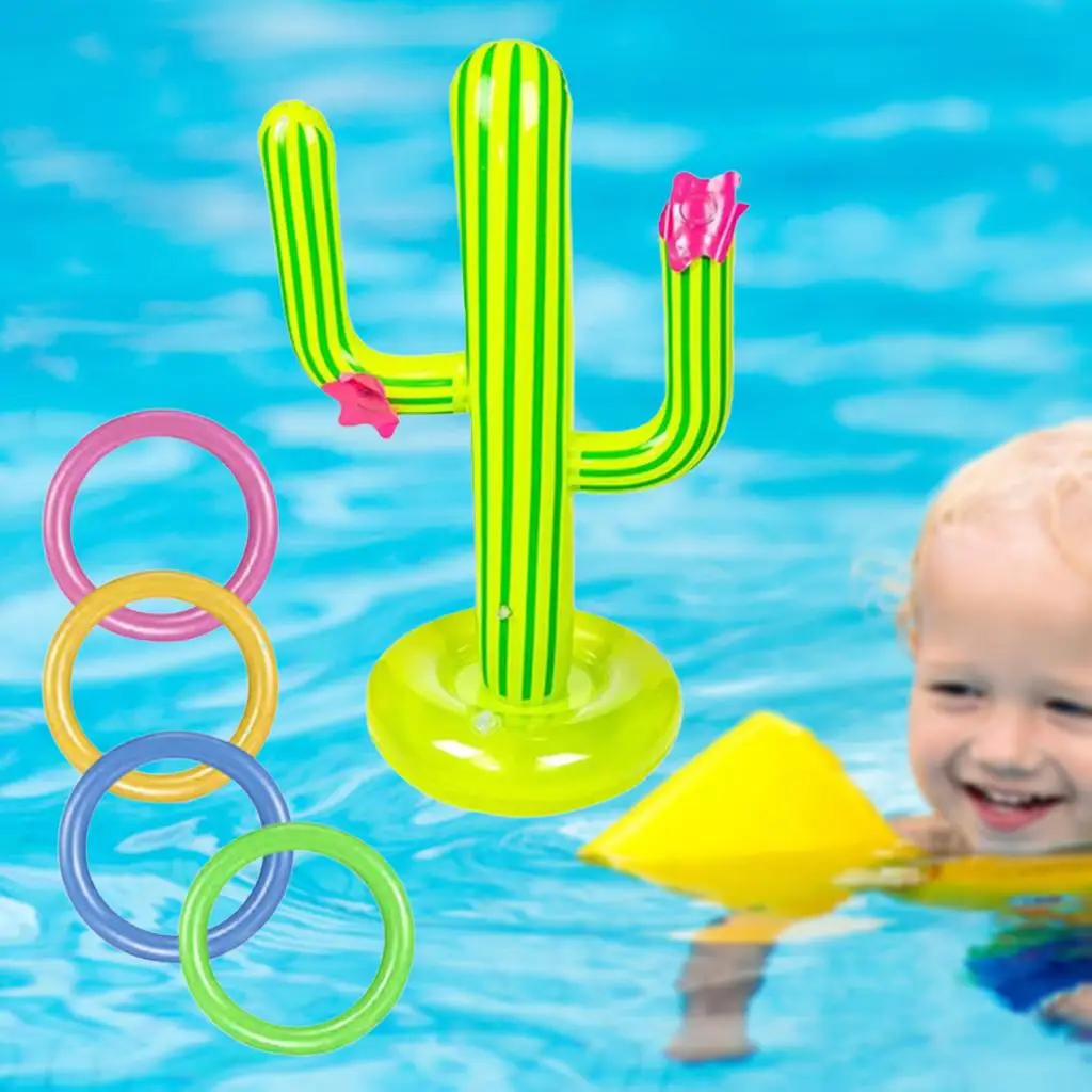 Upgraded Inflatable Cactus Throwing Game Toys
