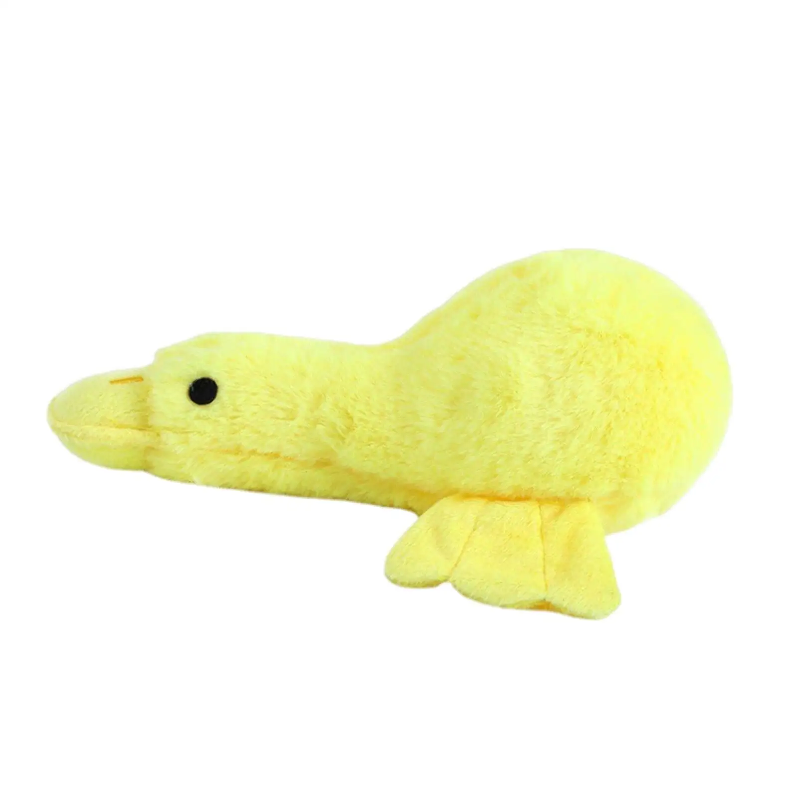 Squeaky Plush Dog Toy Indoor Pet Training Duck Shaped Puppy Chew Toys for Aggressive Chewers Cats Kitten Medium Large Dogs