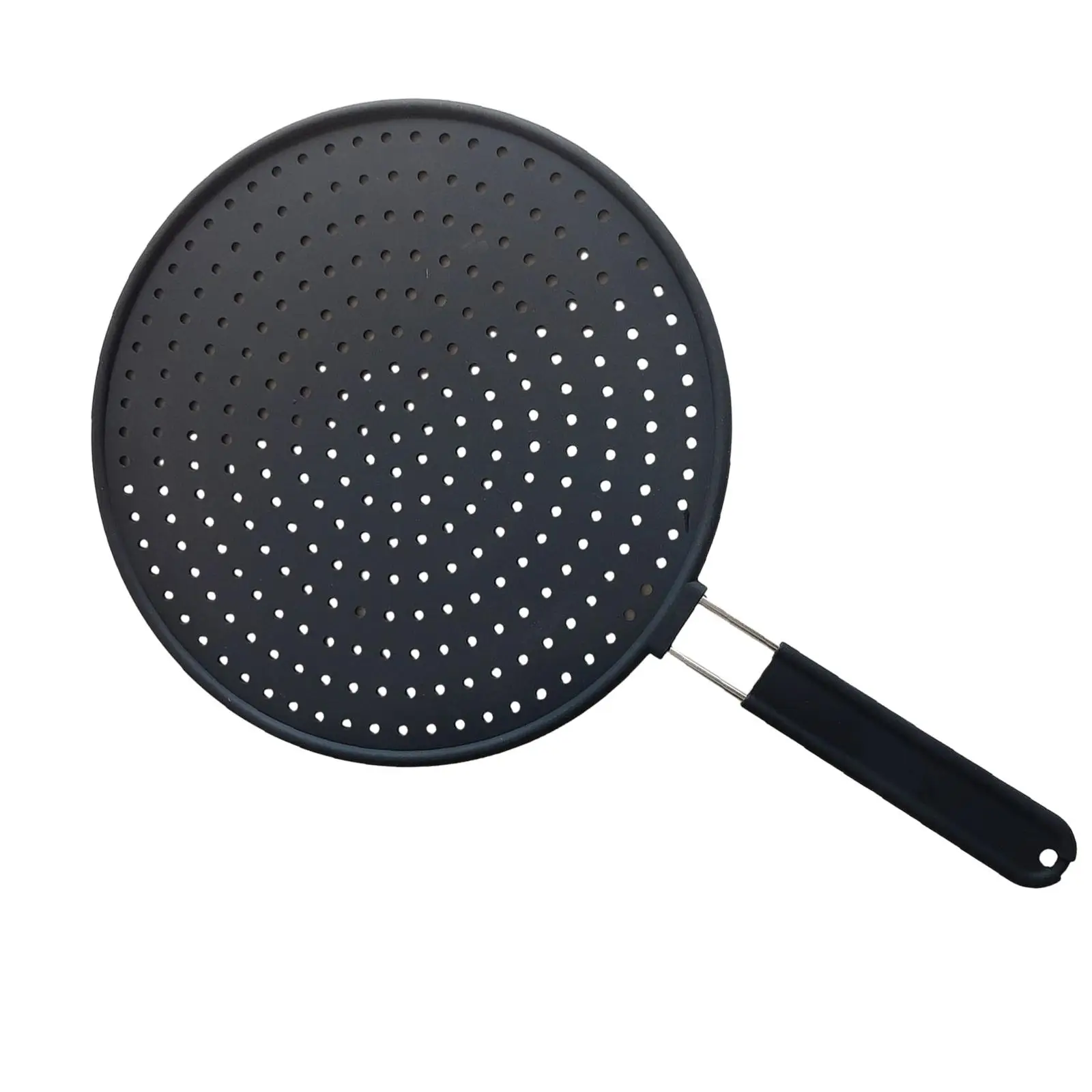 11.02`` Silicone Splatter Screen Multi Use Heat Resistant Drain Board Splatter Lid Food Tray for Restaurant Kitchen Cooking Pot