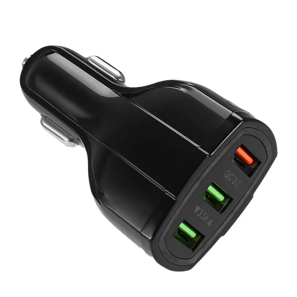 3.0 Car Fast Charger 3USB Car Charger Support Simultaneous Output