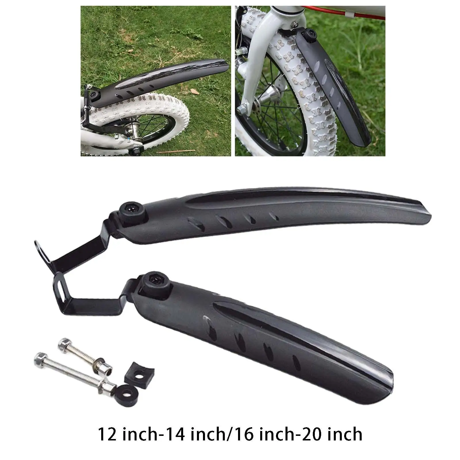 2x Universal Folding Bike Mud Guard Bicycle Mudguards Hardware,  Fenders  Bike, BMX, Cycling Accessories, Electric Folding Bike