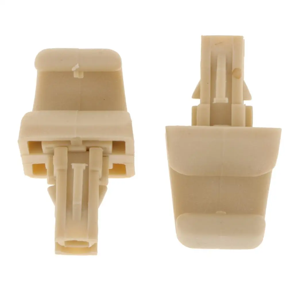 1 Pair Beige Car Visor Hook Clip Bracket for BYD