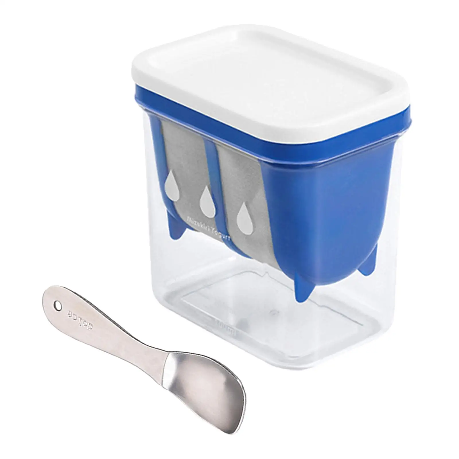 Yogurt Strainer Fine Mesh Food Filter Strainer and Spoon Reusable Milk Strainer for Juice Household Milk Kitchen Tool
