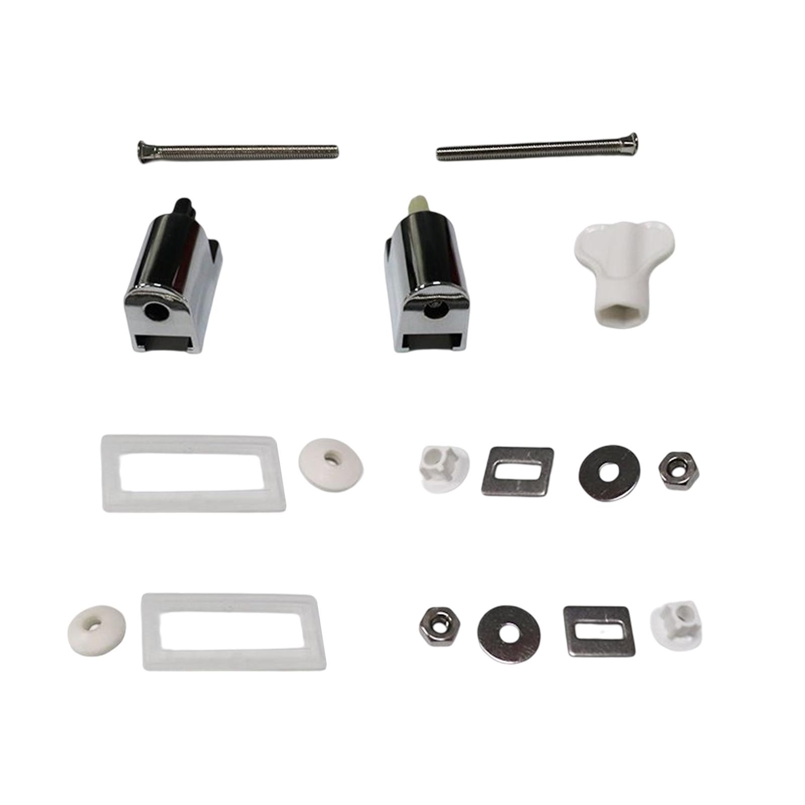 Description Picture 6 of itemToilet Seat Hinge Set Kitchen Bath Fixtures with Parts Toilet Cover Mounting Fixed Joint for Rice Cooker Lids Flipping Sliding