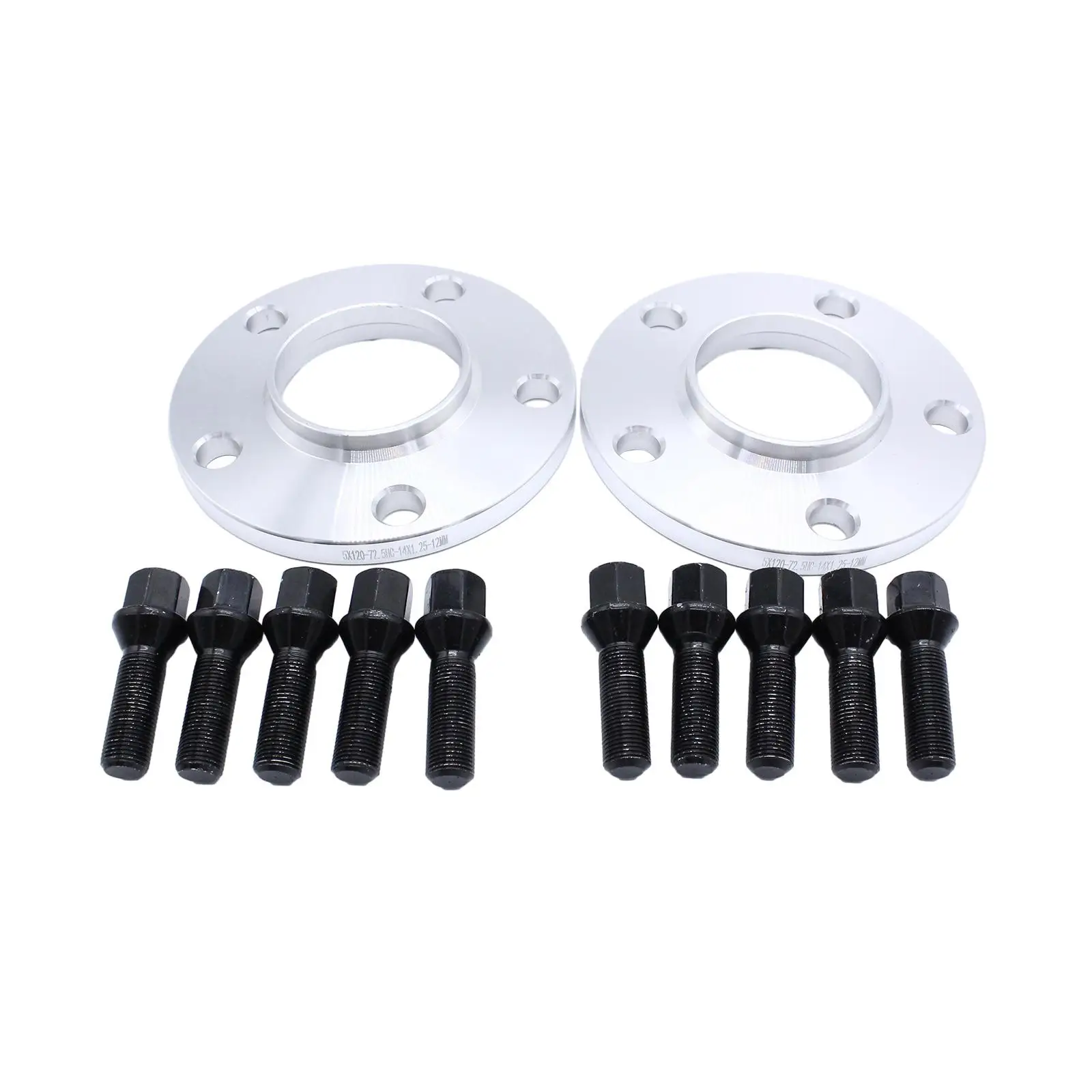 2x Wheel Spacers Metal Easy to Install Hub Bore 72.5mm for Ford Ranger