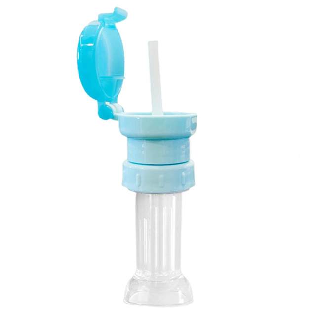 Baby Anti-choke Water Bottle Adapter With Straw, Mouthpiece Converter,  Drinking Straw Length 22cm And Straw Storage Box