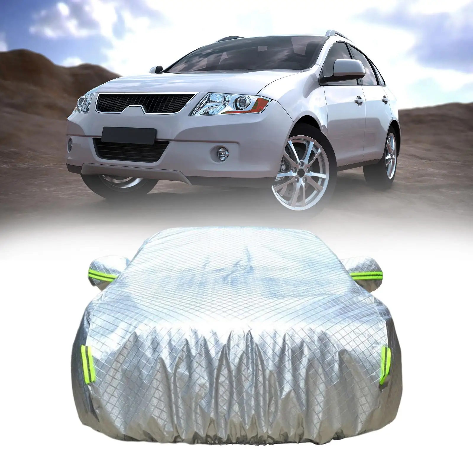 Car Cover with Storage Bag Dustproof Windproof for Byd Atto 3 Yuan Plus