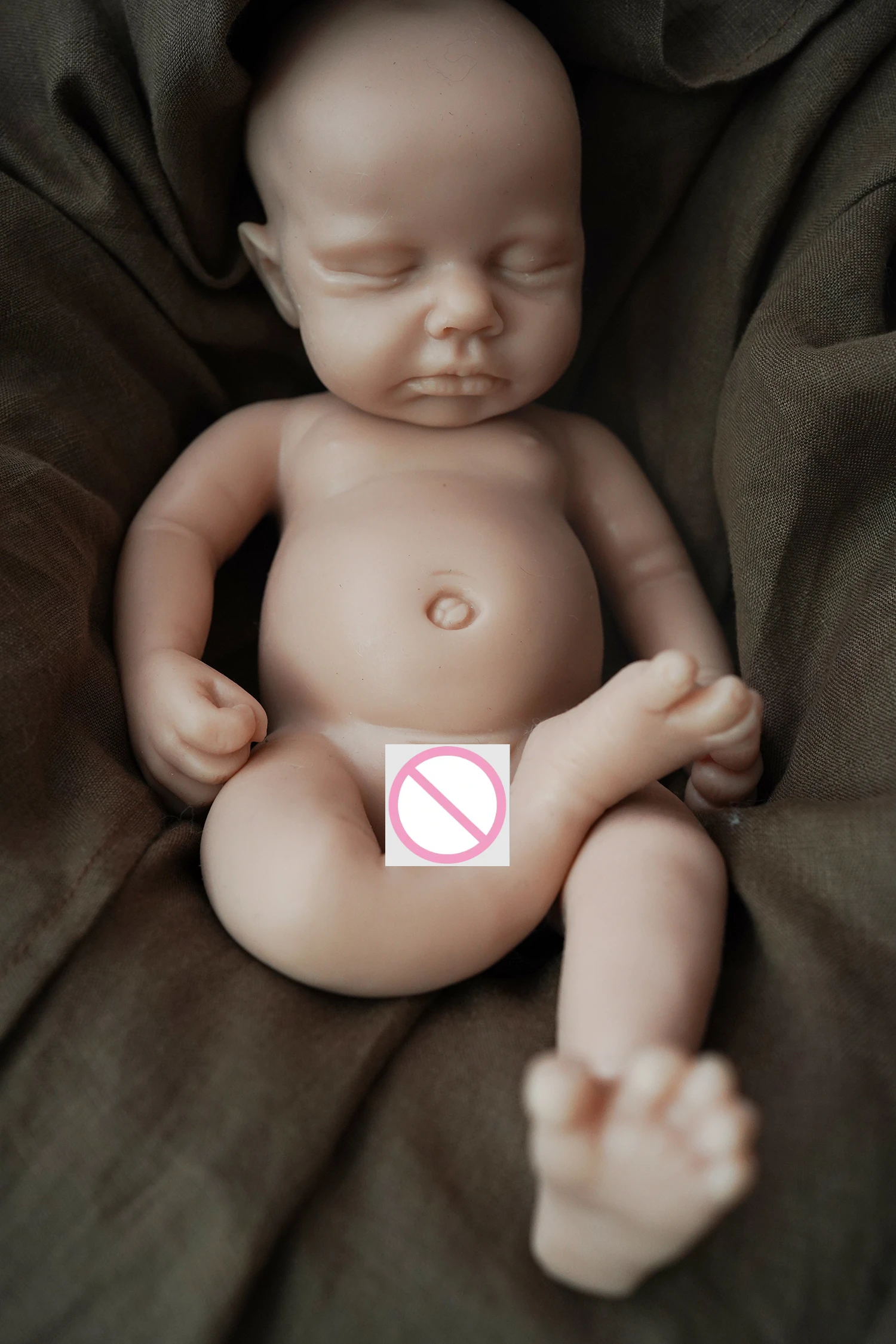 Boy Micro Preemie Full Body Silicone Doll,