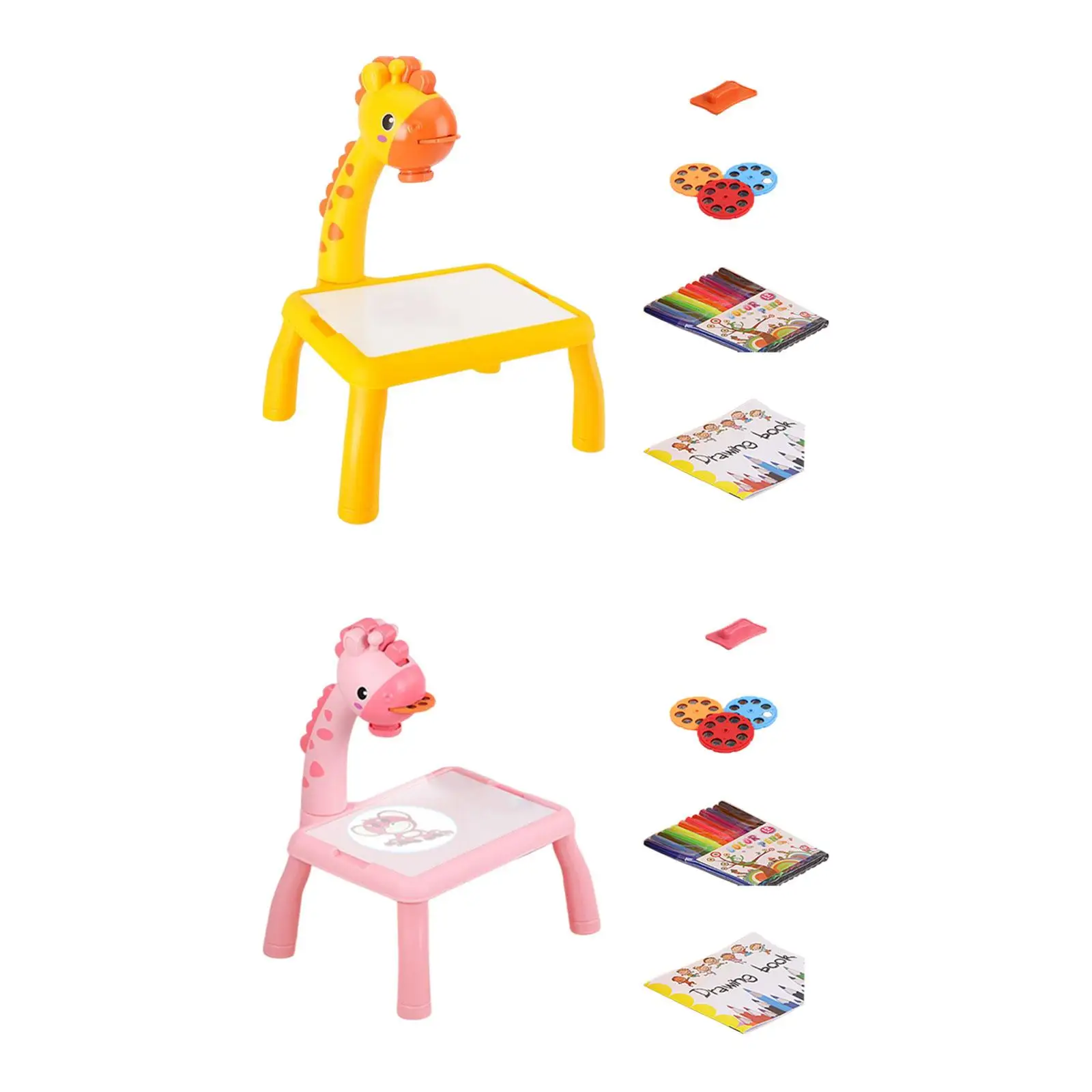 Montessori Drawing Table Toys Learning Projection Painting Machine Preschool Learning Toys for 3-8 Holiday Gifts