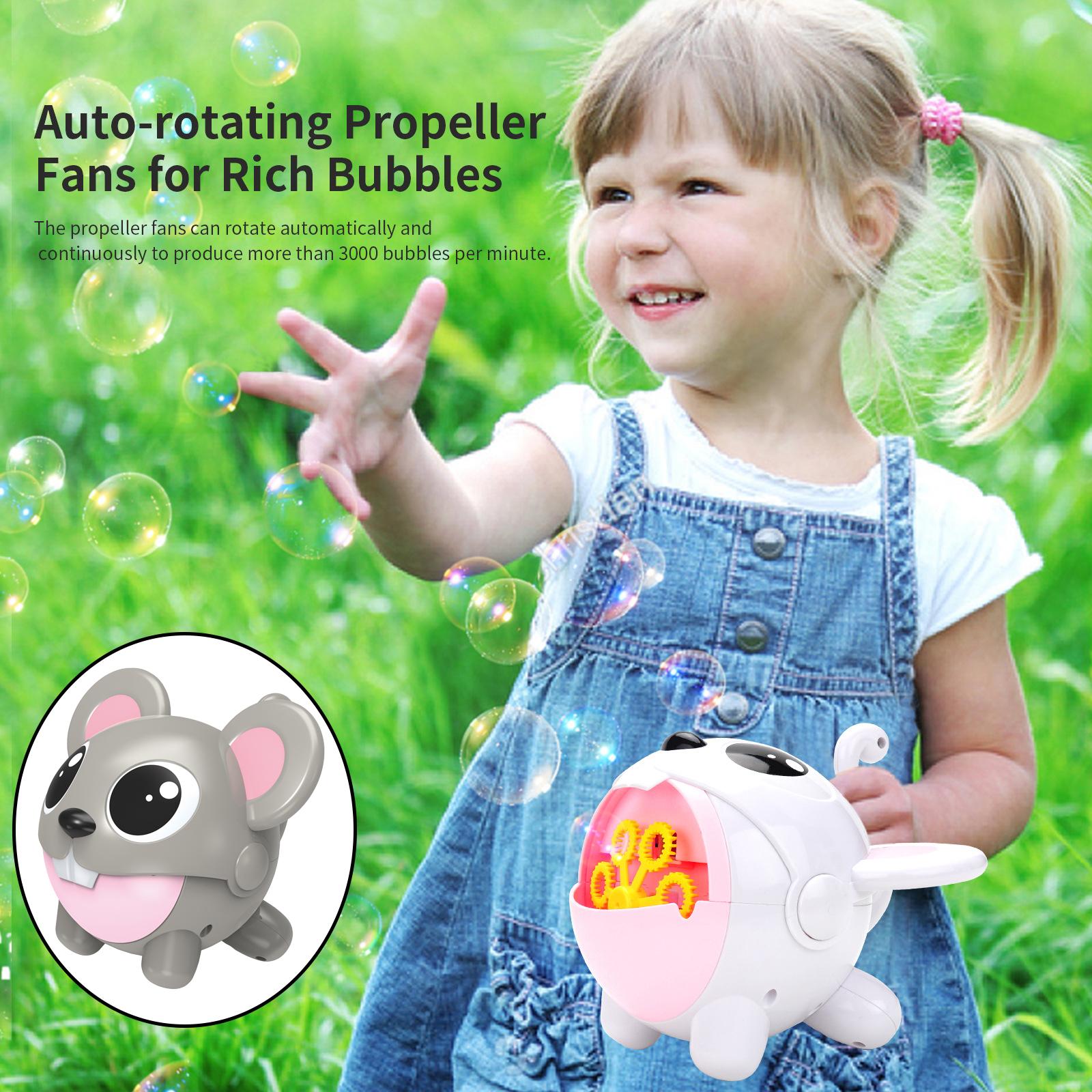 Automatic Bubble Toys Summer Outdoor Toys for Indoor Games Party Favors