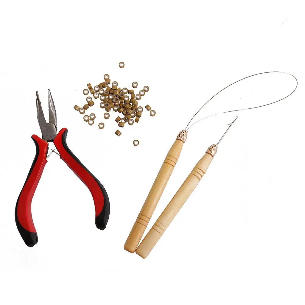 Pliers & Pulling Hook Micro Rings Beads Loop Tools