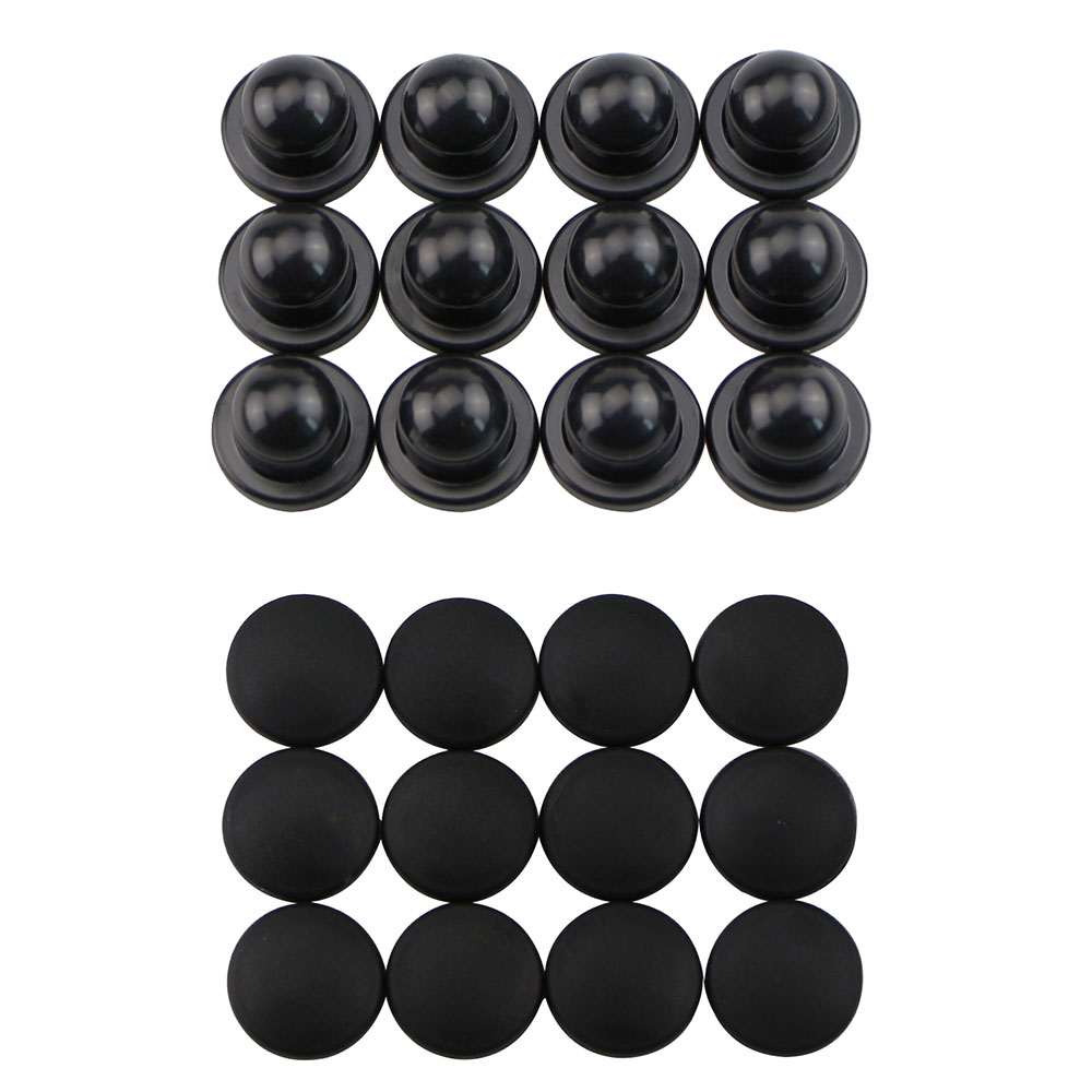 12x Auto Innen Zubehör Türschloss Schraube Schutz Abdeckkappen Trim Universal Zubehör – Detail 2