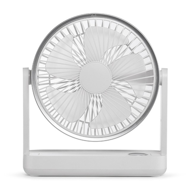 Desktop Fan Digital Display Usb Small Fan Rechargeable Long