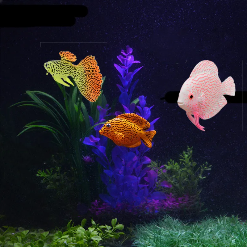 Title 1, Poisson artificiel en Silicone, paysage aquatiq...