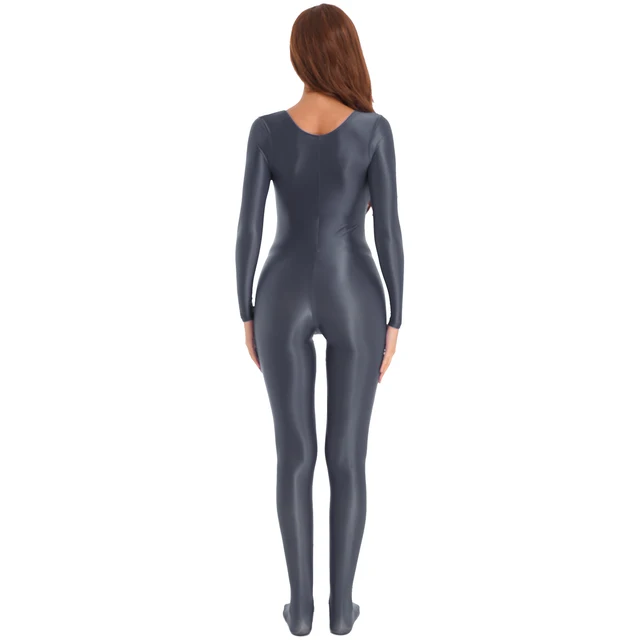 CHICTRY Women's Sexy Spandex Skin-Tight Bodysuit One-Piece