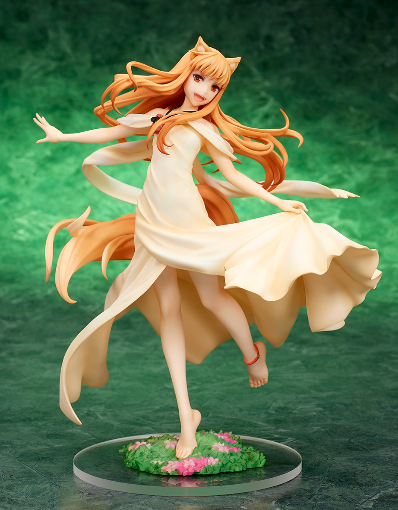 Коллекционная фигурка аниме quesQ Original:Spice and Wolf Holo Dress  ver.23см | AliExpress