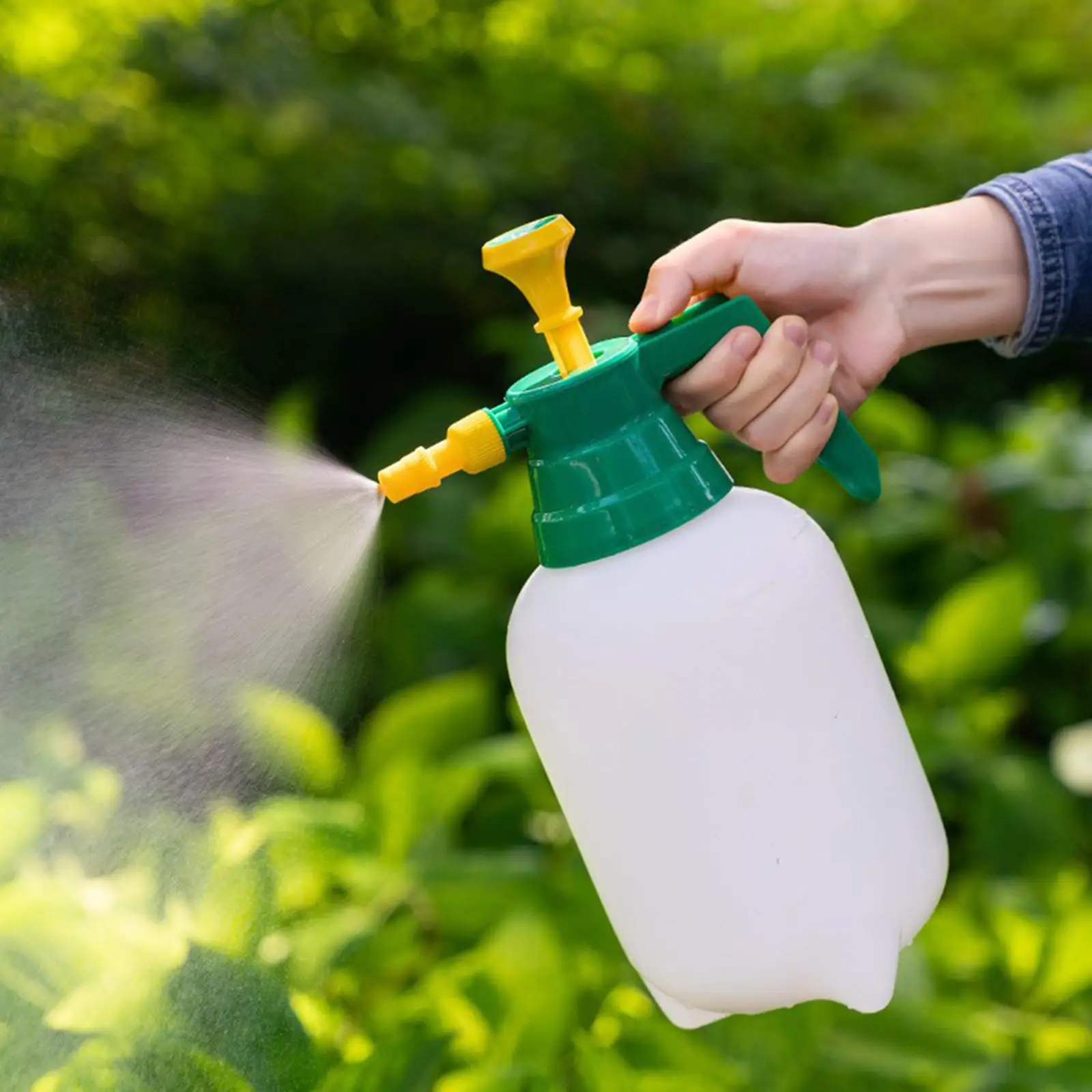 0.5 Gal Manual Garden Sprayer Adjustable Brass Nozzle Hand Lawn Pressure Pump Sprayer for Outdoor Indoor Lawn Watering