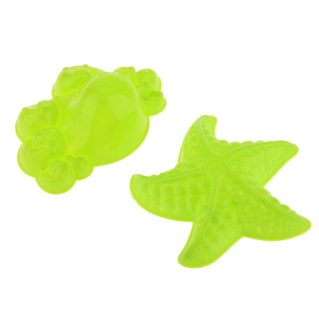 Set of 6 Sea Animal  Clay  Beach Park Indoor Toy Random Color