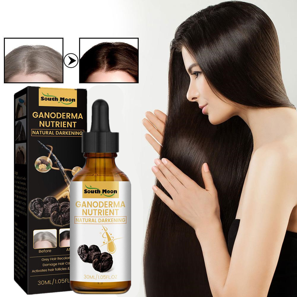 Best of 30ml Gray White Hair Treatment Serum Liquid White To Women Black Hair Loss Anti Product Men Nourish Color Natural Repair Ca Z4T8 Reviews & Tips