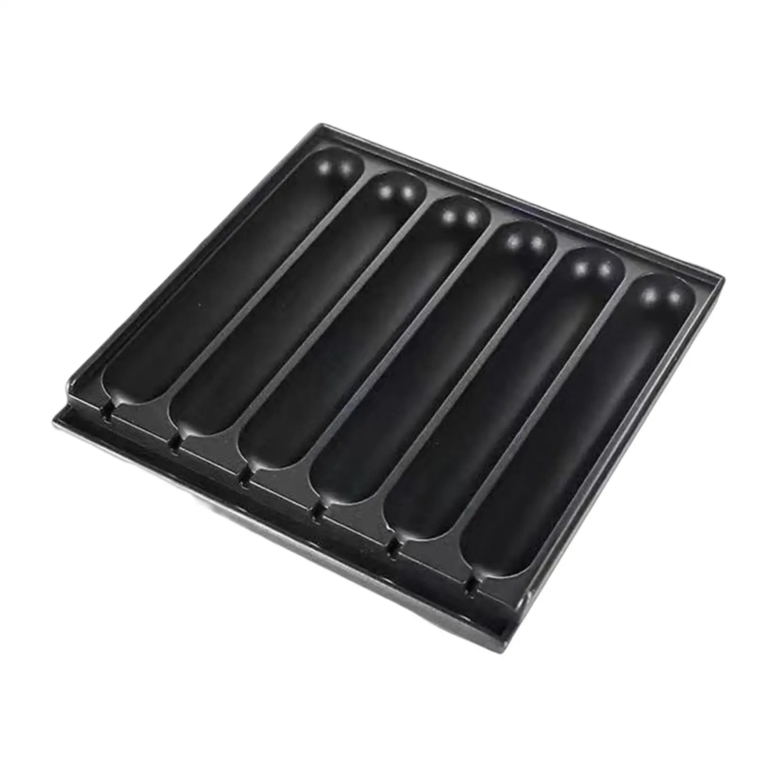 Sausage Grilling Pan Corn maker, 6 Cavity, Aluminum Alloy Hot maker Grill Pan for Cooking, Kitchen