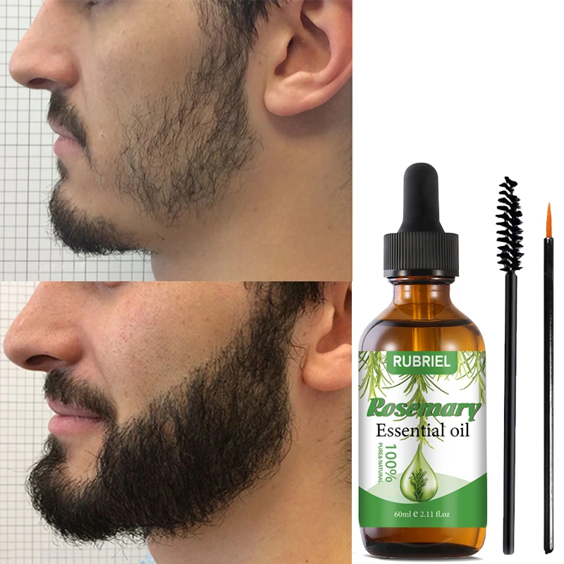 Best of Fast Beard Growth Oil Rosemary Essential Oil Anti Hair Loss Products For Hair Growth Eyelash Growth For Men Beard Hair Care 60ml Reviews & Tips