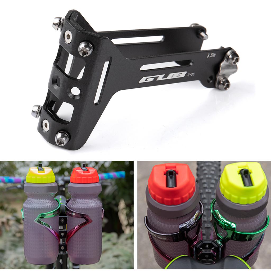 Solid Bike Water Bottle Cage Adapter Mount Bracket Seatpost Rack Accessories