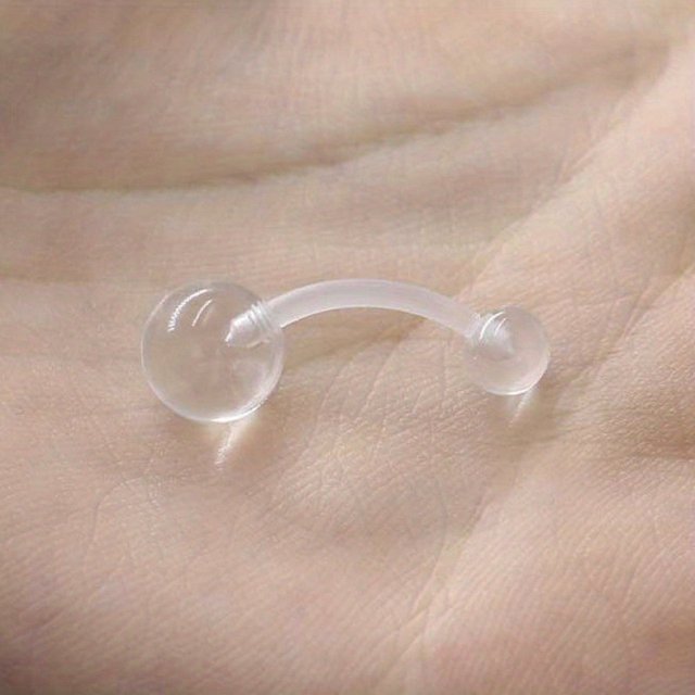 Kit De 36 Piercings Bioflex - Pour Lèvres, Nez, Sourcils, Langue, Nombril - Plastique Hypoallergénique