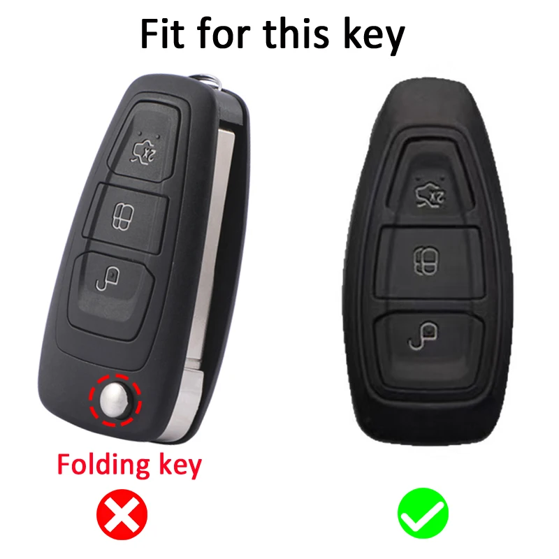Funda protectora de TPU para llave de coche Ford
