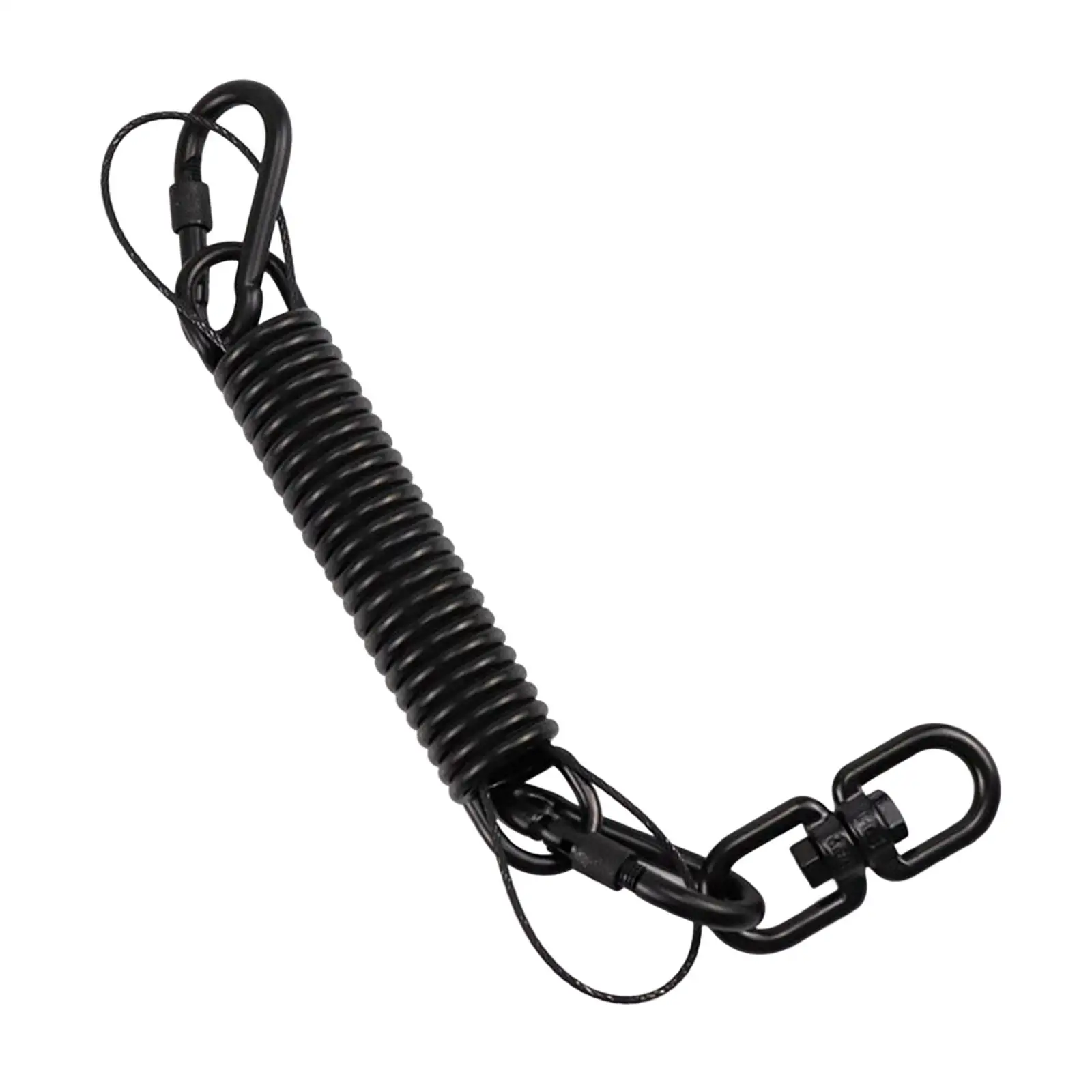 Heavy Duty Swing Spring Portable Shock Absorbing with 2 Hooks Hammock Spring for Hanging Swing Outdoor Heavy Bag,