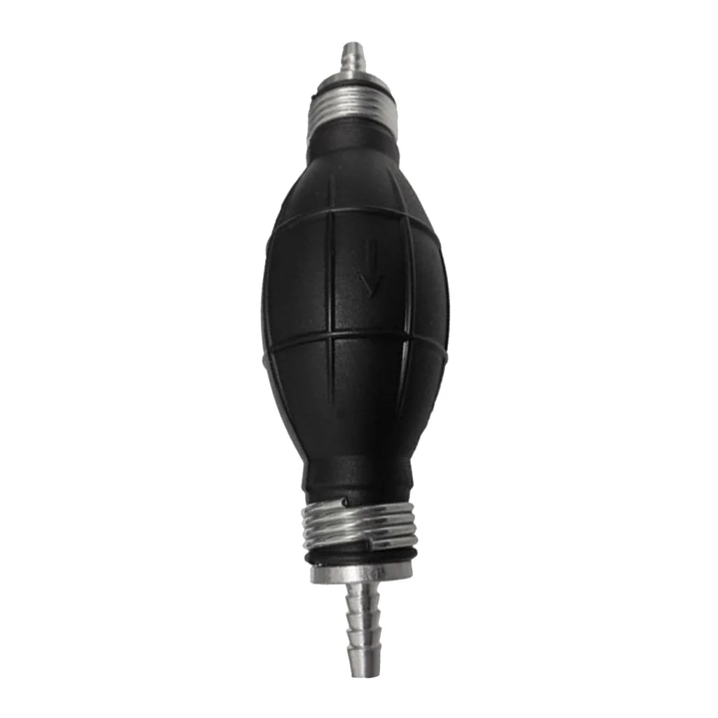 2Pcs 6MM 1/4`` Vehicle Straight  Pump Primer Bulb  Petrol In