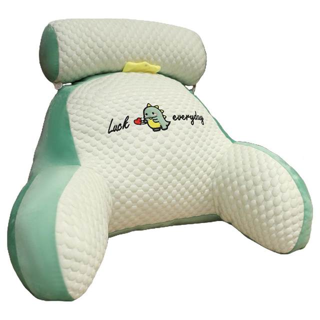 Cuscino Da Lettura Con Braccioli E Cuscino Per Il Collo Staccabile – Per Divano, Letto, TV, 75×40×50 Cm