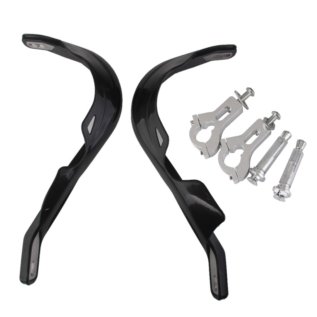 2pcs 7/8 inch Handlebar   Protector Wind Guard for Supermoto Racing