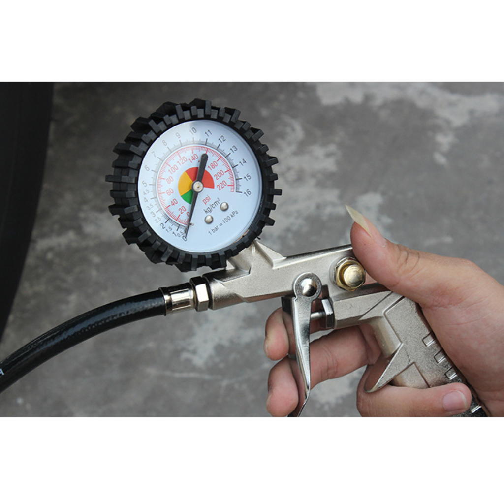 0-220PSI Car Vehicle Motorcycle Tire Inflator/Deflator Tyre Pressure 