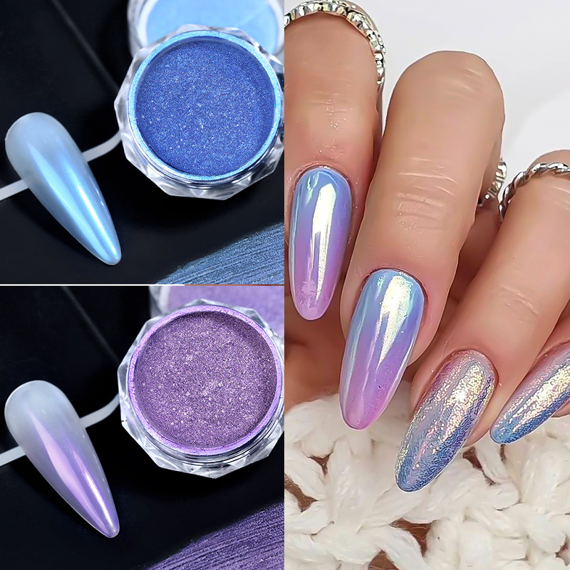 Best of Neon Pearl Powder Gradient Glitter Mirror Metallic Effect Nail Art Dust Gel Polish Chrome Pigment Manicure Decorations Reviews & Tips