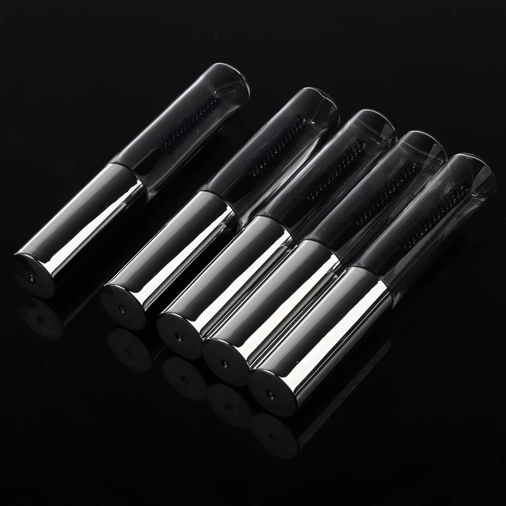 5pcs Tube Bottle with   And Funnels Refillable Container