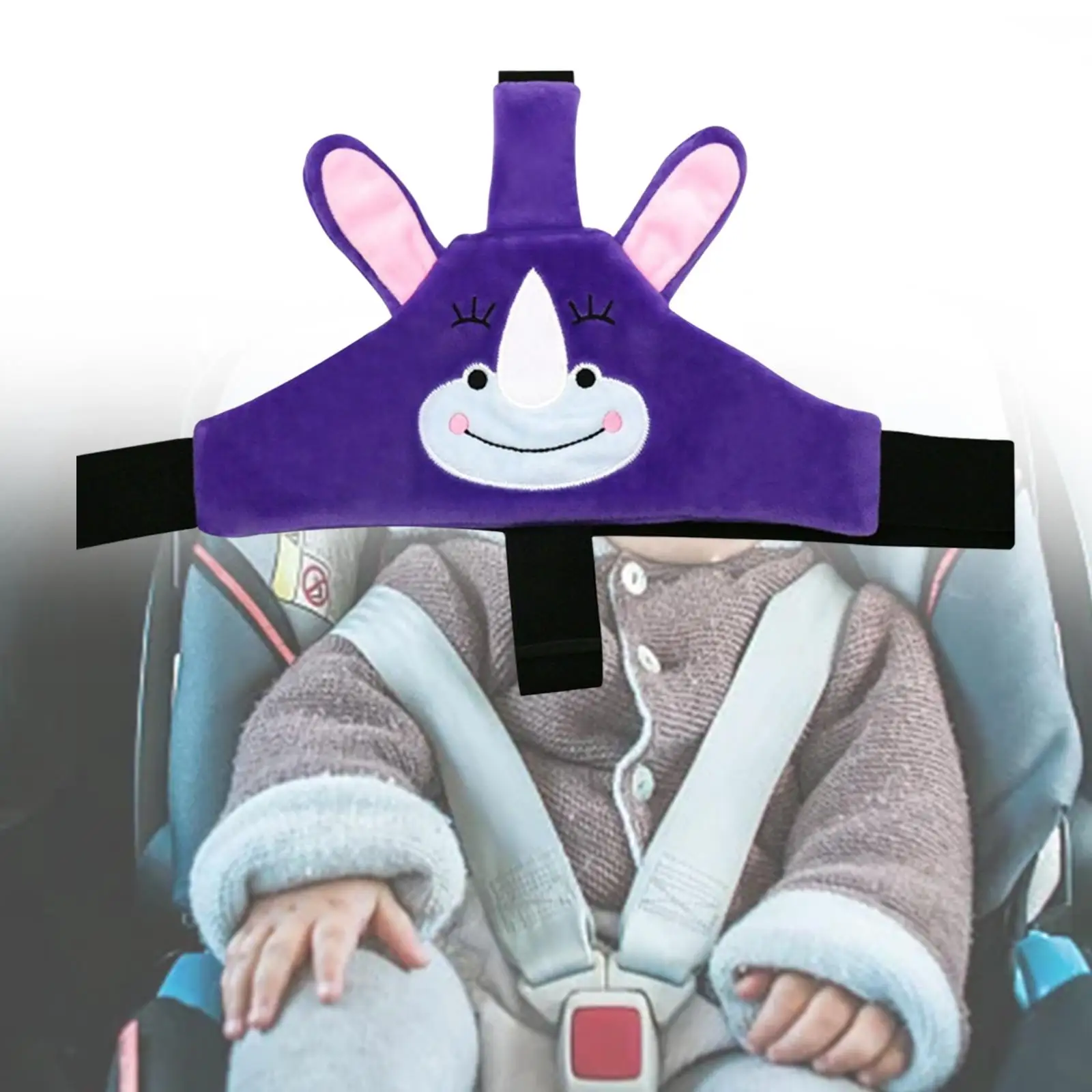 Car Seat Head Support Infant Baby Soft Slumber Sling Fit for Children