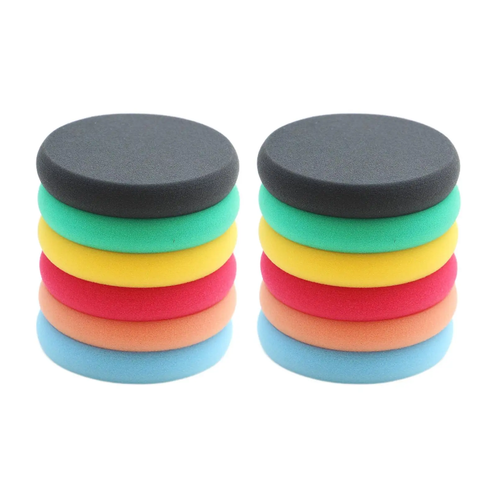 12Pcs Car Buffing Sponge Pads Waxing Buffer for Cars Truck Polishing