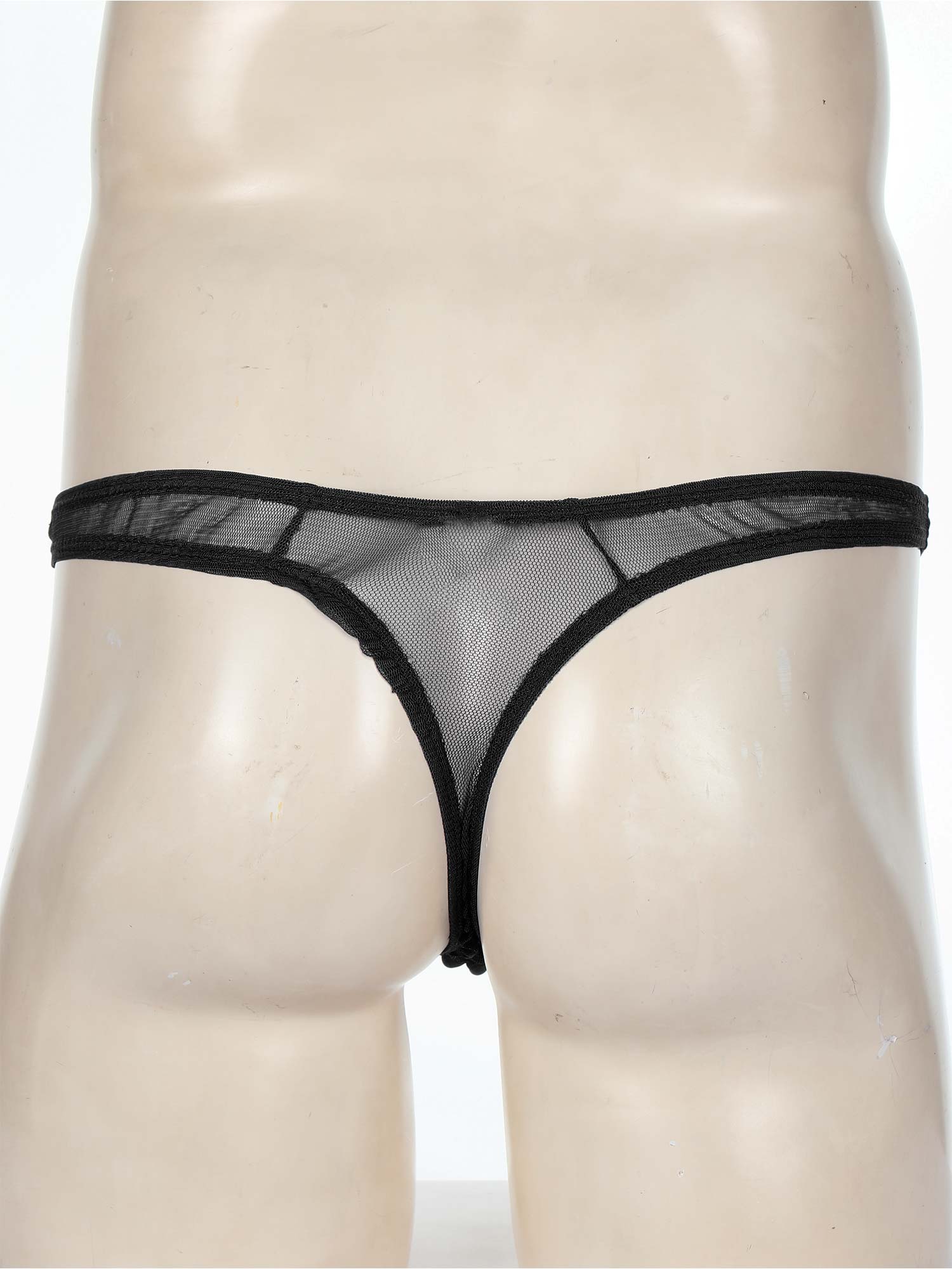 Mens see through thongs