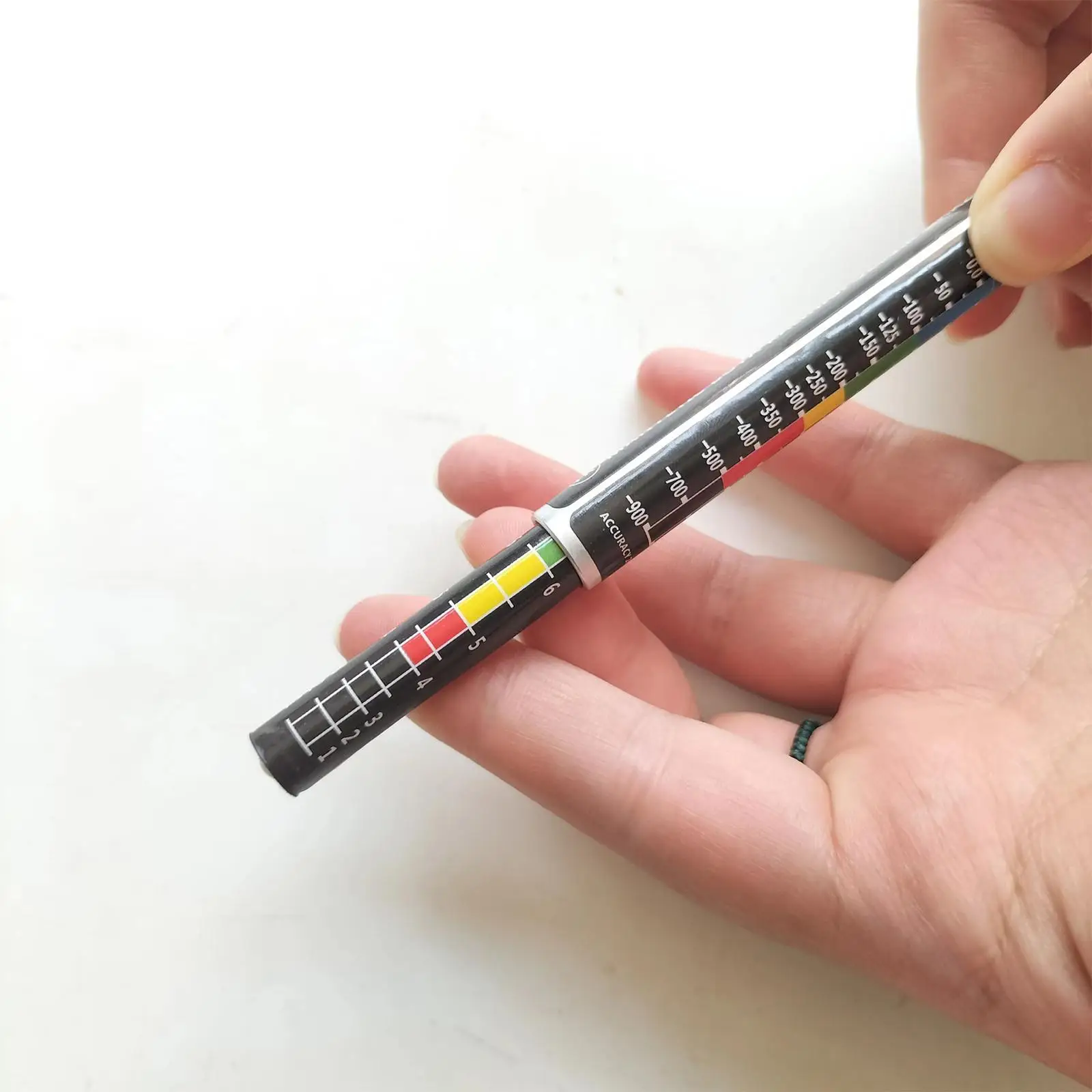 Pen Type Paint Thickness Gauge Waterproof Scale Indicator Coat Crash Test
