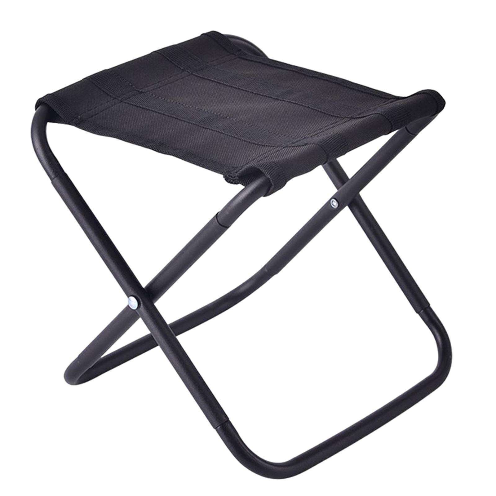 Folding Stool Lounger Chair Ottoman Fishing Chair Footrest Compact Foldable Footstool for Patio travel Fishing Hiking