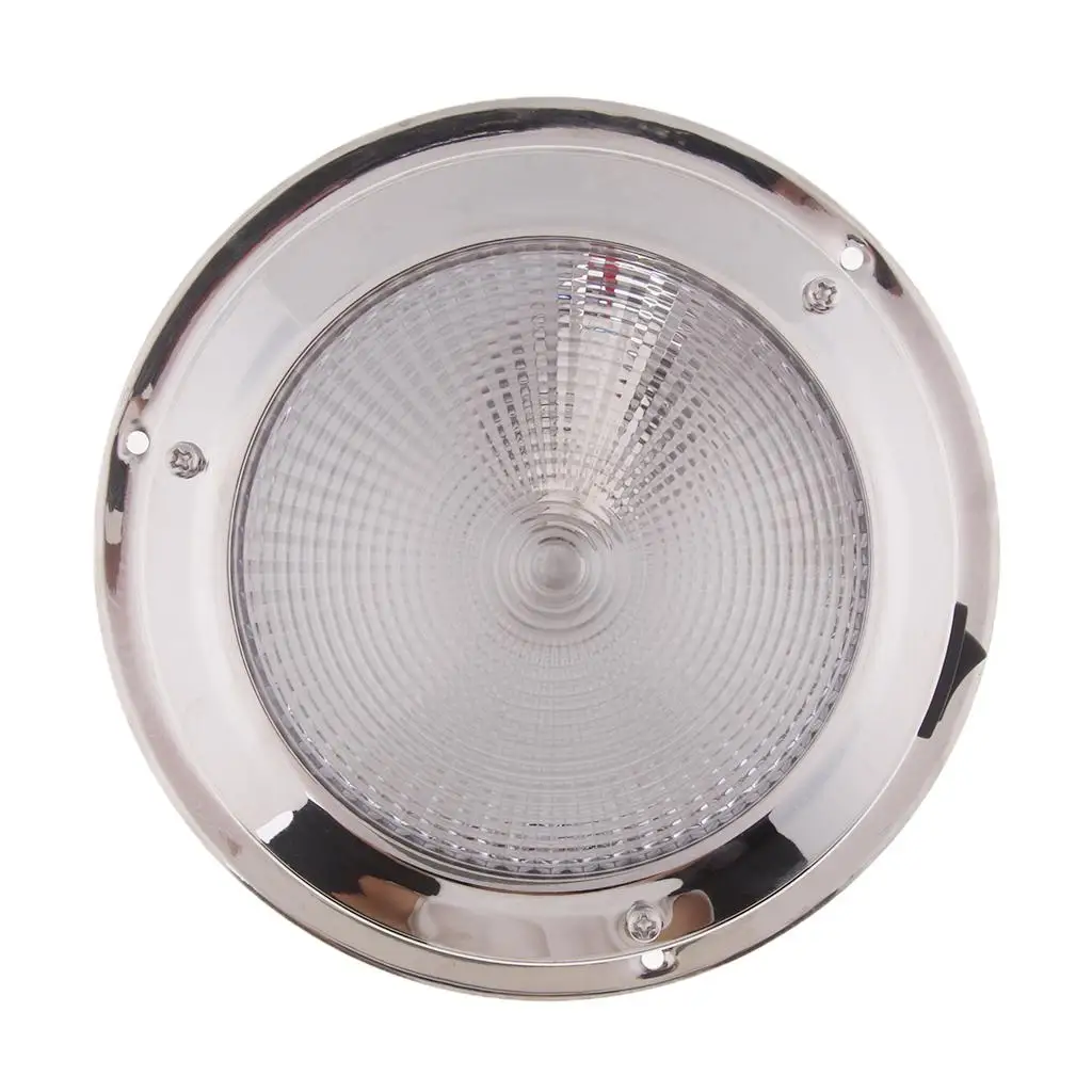 138mm Stainless Steel Marine Boat Ceiling Interior Light 12V