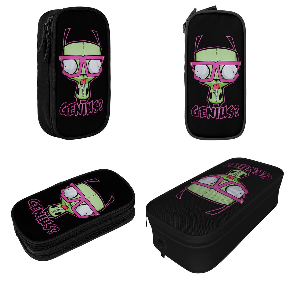 Kawaii Invader Zim Lápis Casos, Pen Box