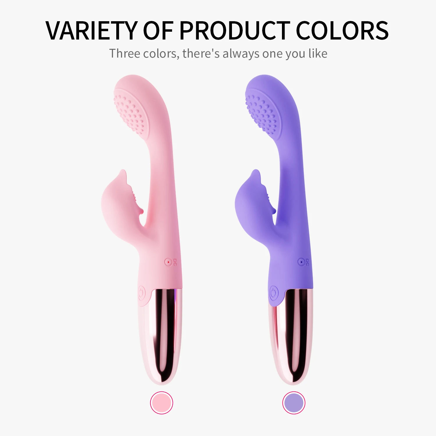 G-punkts dildo vibrator til kvinder kaninvibration silikone vandtæt kvindelig stimulering klitoris anal massager_voghion.com