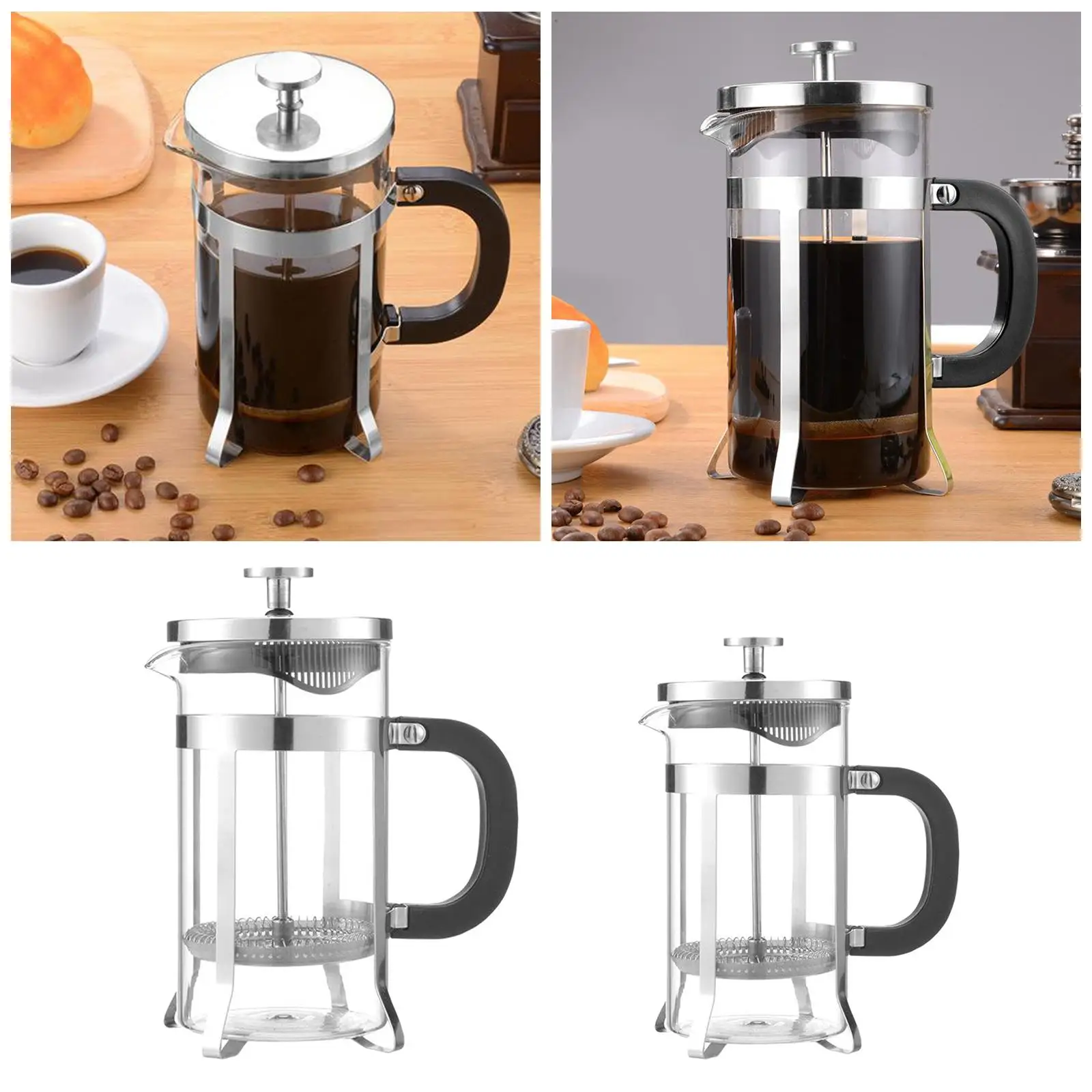 1pc French Press Coffee Maker Insulated Filter Pot BPA Free Coffee Drinkware