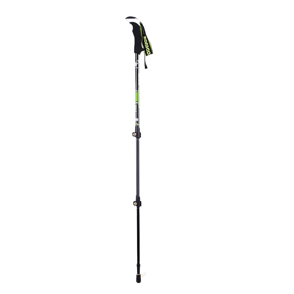 Carbon Fiber Telescopic Skiing Climbing Stick Trekking Hiking Antislip Cane