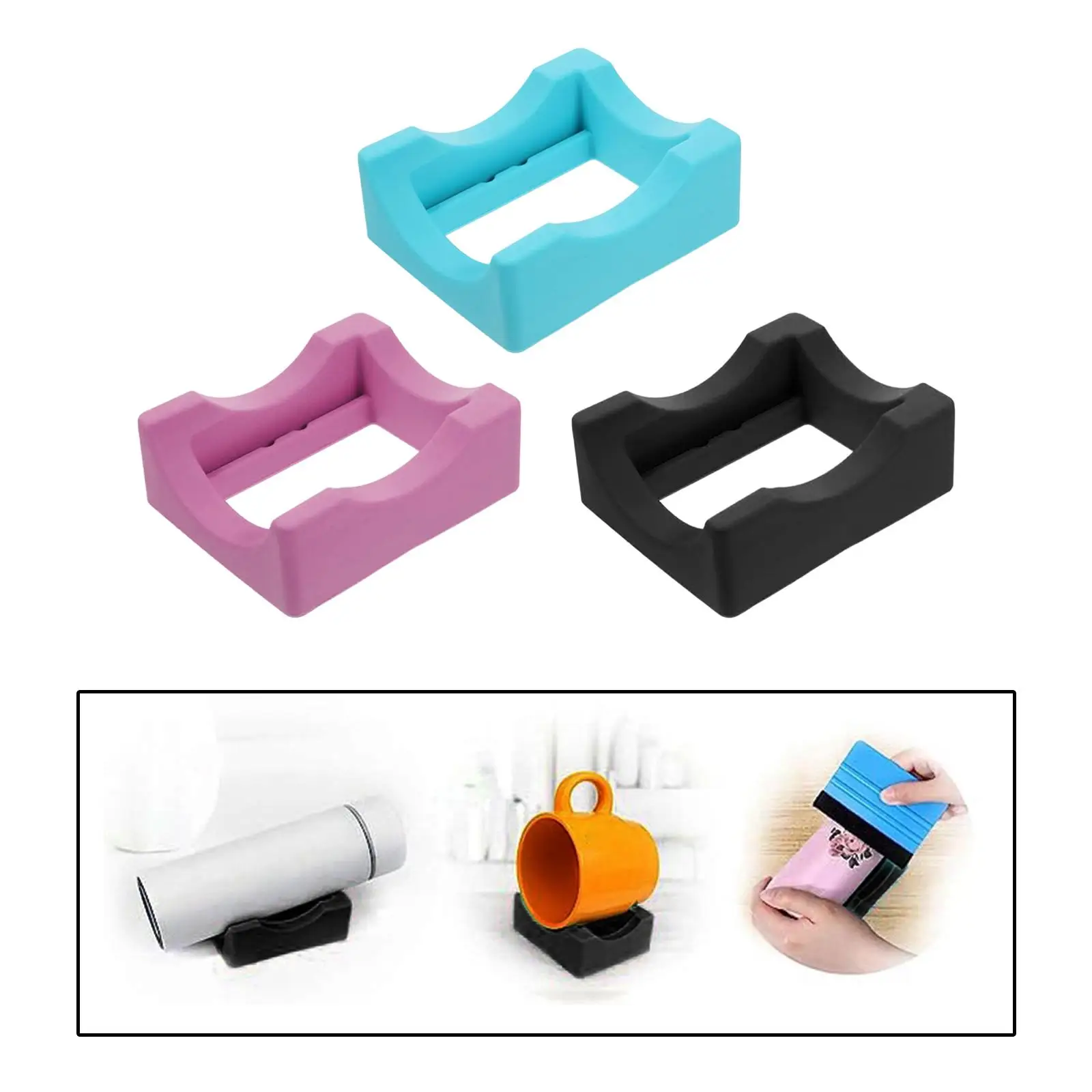 Cup Cradle with Slot 2 Angle Supports Tumbler Cradle Tumbler Holder for DIY Tumblers Crafts Making Tumblers Cups Bottle